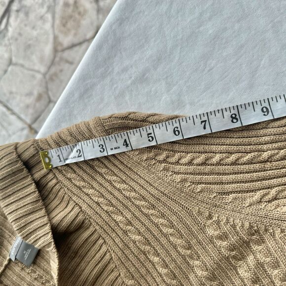 Ann Taylor Womens Sweater Medium Cardigan Grannycore Light Academia Long Sleeve - Picture 6 of 16